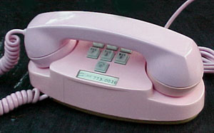 WE Princess, Touch Tone,
          10-button dial