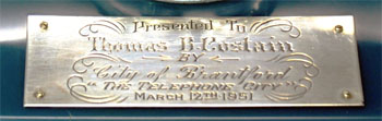 302 -
                Costain plaque