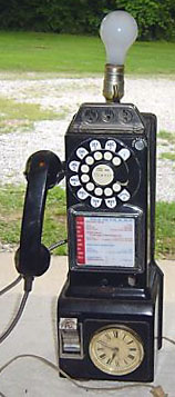 Payphone with Clock