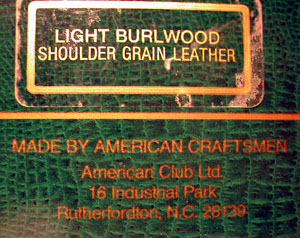 American Club Label