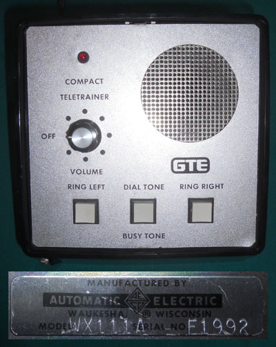 Automatic Electric Compact
              Teletrainer