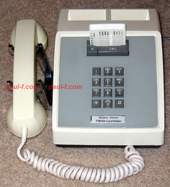 F-58554 Card Dialer