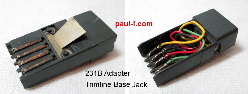 231
                    Adapters for Trimline Base Jacks