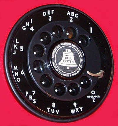 D177001
                  dial, recreated fingerwheel