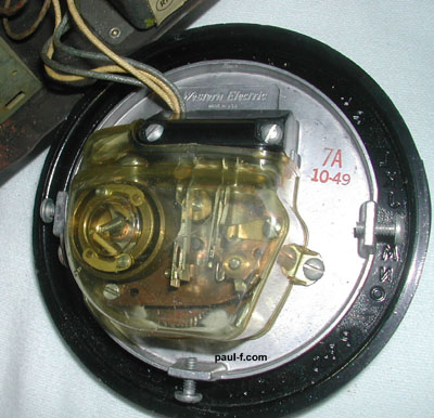 7A dial, back, October 1949