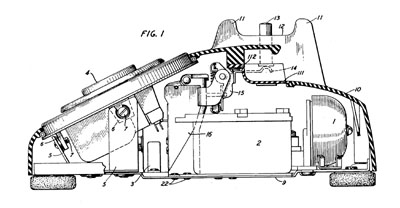 WE 500
                  Patent Drawing 1948