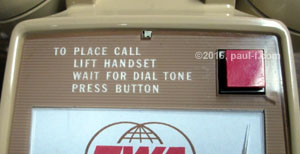 Faceplate dialing directions