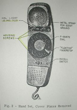 WE F-56093 Trimline Field Test Set - handset