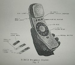 WE F-56593 Trimline Field Test Set - handset